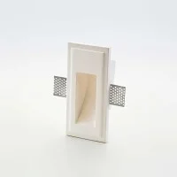 Isyluce segnapasso rettangolare in gesso GU10 Isyluce segnapasso rettangolare in gesso GU10