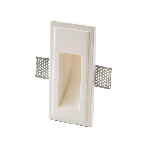 Isyluce segnapasso rettangolare in gesso GU10