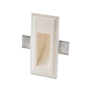 Isyluce segnapasso rettangolare in gesso GU10