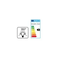 Daylight Croissant ST64 led bulb E27 5W dimmable