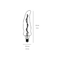 Daylight Filament Kitchen Peperone lampadina led E14 3W dimmerabile