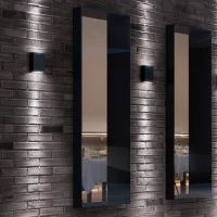 BEGA Led wall light with double emission IP65