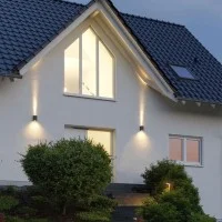 BEGA Led wall light with double emission IP65