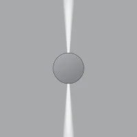 BEGA Applique tondo led da parete IP65