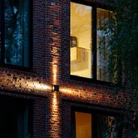BEGA Square led wall light 4 emissions IP65 BEGA Square led wall light 4 emissions IP65
