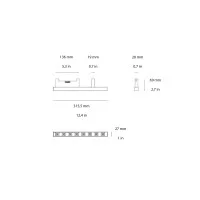 Artemide Funivia Sharping led module for cable system
