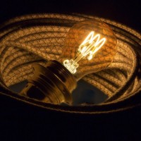 LED Curved Vintage Lamp A60 E27 3W 2000K 120lm Amber Dimmer