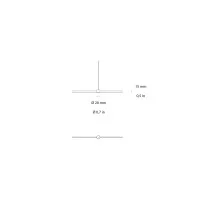 Artemide Funivia single cable hanger for cable system