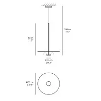 Vibia Flat 5940 suspension led lamp