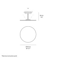 Vibia Flat 5920 lampada led da soffitto