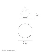Vibia Flat 5920 lampada led da soffitto