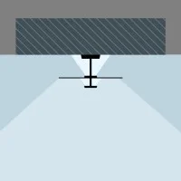 Vibia Flat 5915 lampada led da soffitto bianca