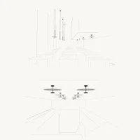 Vibia Flat 5915 lampada led da soffitto bianca