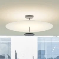 Vibia Flat 5926 lampada led da soffitto bianca