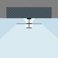 Vibia Flat 5926 lampada led da soffitto bianca