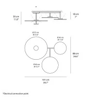 Vibia Flat 5905 ceiling led lamp