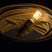 LED Curved Vintage Lamp G45 E14 3W 2000K 120lm Amber Dimmer