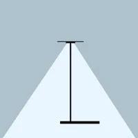 Vibia Flat 5957 lampada led da terra 24V