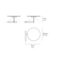 Vibia Flat 5965 table led lamp 24V