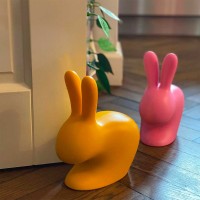 Qeeboo Rabbit XS fermaporta e reggilibro