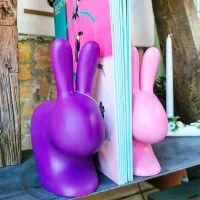 copy of Qeeboo Rabbit XS Battery-Powered RGB LED Lamp for Indoors