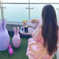 copy of Qeeboo Rabbit XS Battery-Powered RGB LED Lamp for Indoors