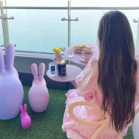 Qeeboo Rabbit XS fermaporta e reggilibro