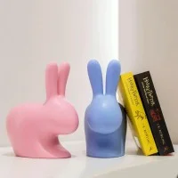 Qeeboo Rabbit XS fermaporta e reggilibro