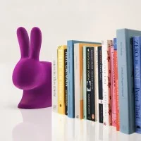 Qeeboo Rabbit XS fermaporta e reggilibro
