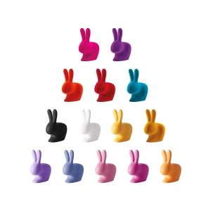 Qeeboo Rabbit XS fermaporta e reggilibro