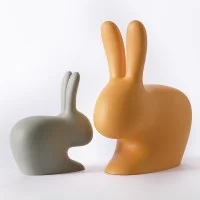 Qeeboo Rabbit Chair sedia decorativa