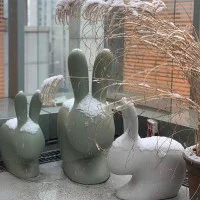Qeeboo Rabbit Chair decorative seat