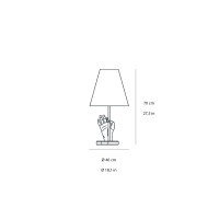 Fontana Arte Mano table lamp