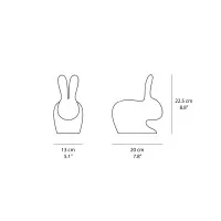 Qeeboo Rabbit Edition Oggian complemento decorativo
