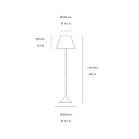 Ideal Lux London lampada da terra