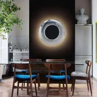 Fontana Arte Lunaire lampada da parete soffitto led