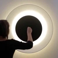 Fontana Arte Lunaire lampada da parete soffitto led