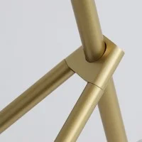 Petite Friture Mediterranea Floor Lamp in Perforated Brass By