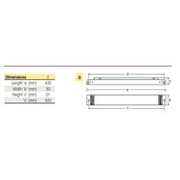 Helvar EL4 4X14 sc 1-10V ballast elettronico dimmerabile