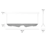 Petite Friture Mediterranea Large suspension lamp
