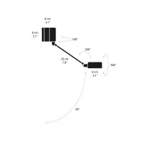 Lumina Daphine wall lamp