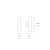 Ideal Lux Sky applique led doppia emissione