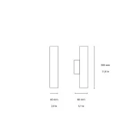 Ideal Lux Sky bi emission led applique