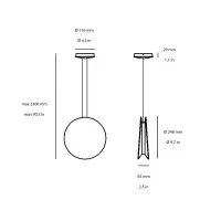 Linea Light Yo-yo led suspension lamp