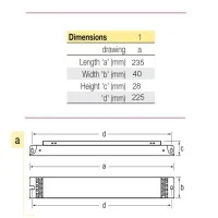 Tridonic pc 2/40 tcl pro ballast elettronico