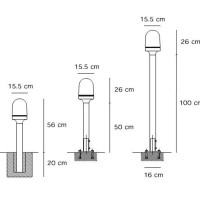 Artemide Diffusore Vetro per Lampada Aglaia, Catilina, Illo