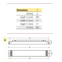 Tridonic PCA 4X18 T8 EXITE IP electronic ballast dimmable