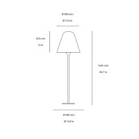 Ideal Lux Itaca lampada da terra