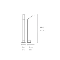 Ideal Lux Agos led floor bollard Ideal Lux Agos led floor bollard