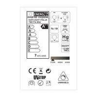 Lampadina LED Globo D.125 CUPOLA ARGENTO E27 7W 2700K 806lm